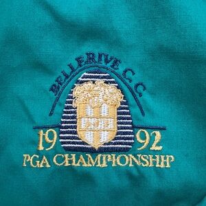 Vintage 1992 Bellerive PGA Championship Men’s Full Zip Up Jacket USA‎ Made Golf